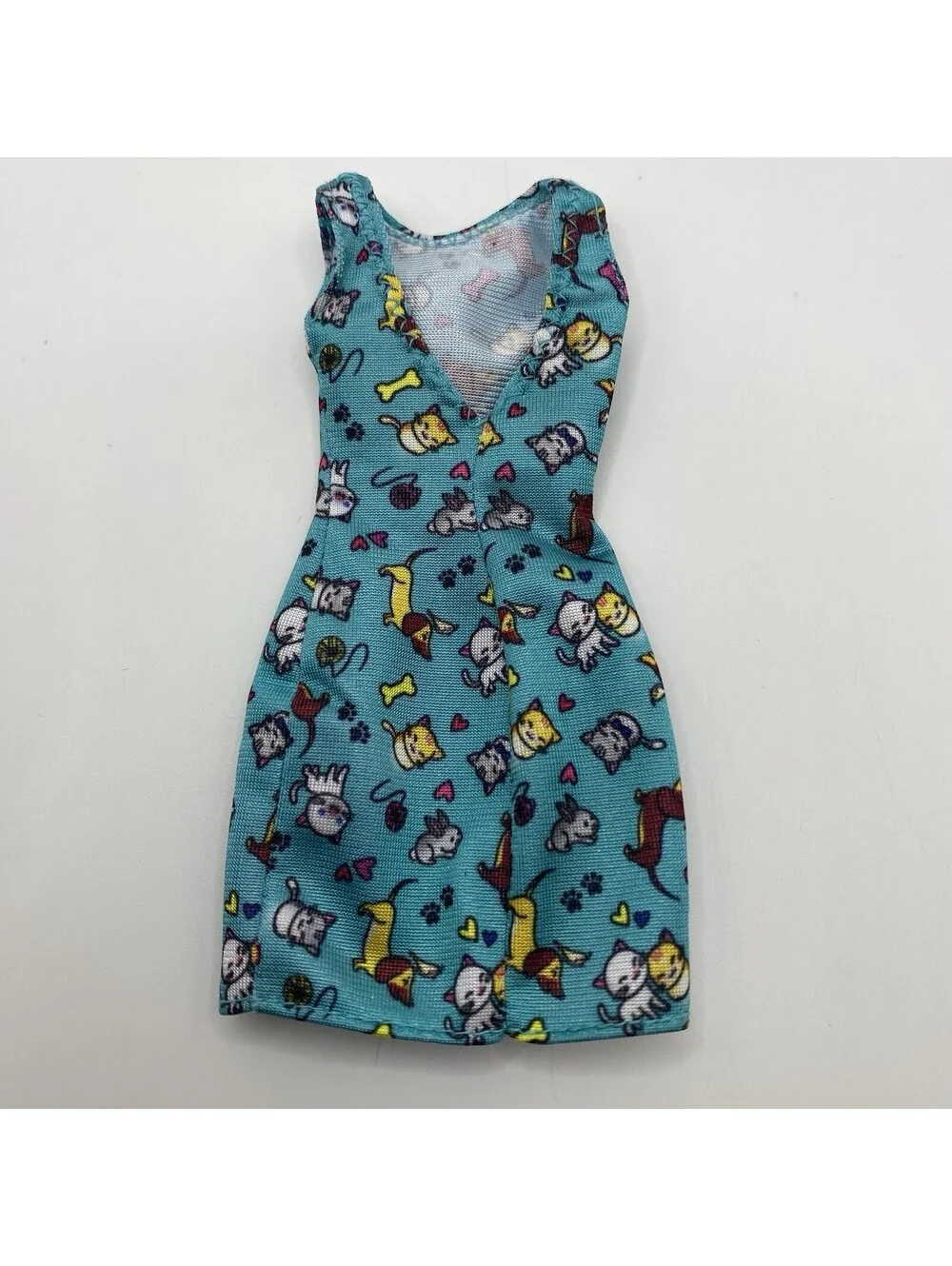 Barbie Doll Clothing You Can Be Career Pet Doctor Blue Dog Cat Dress B1